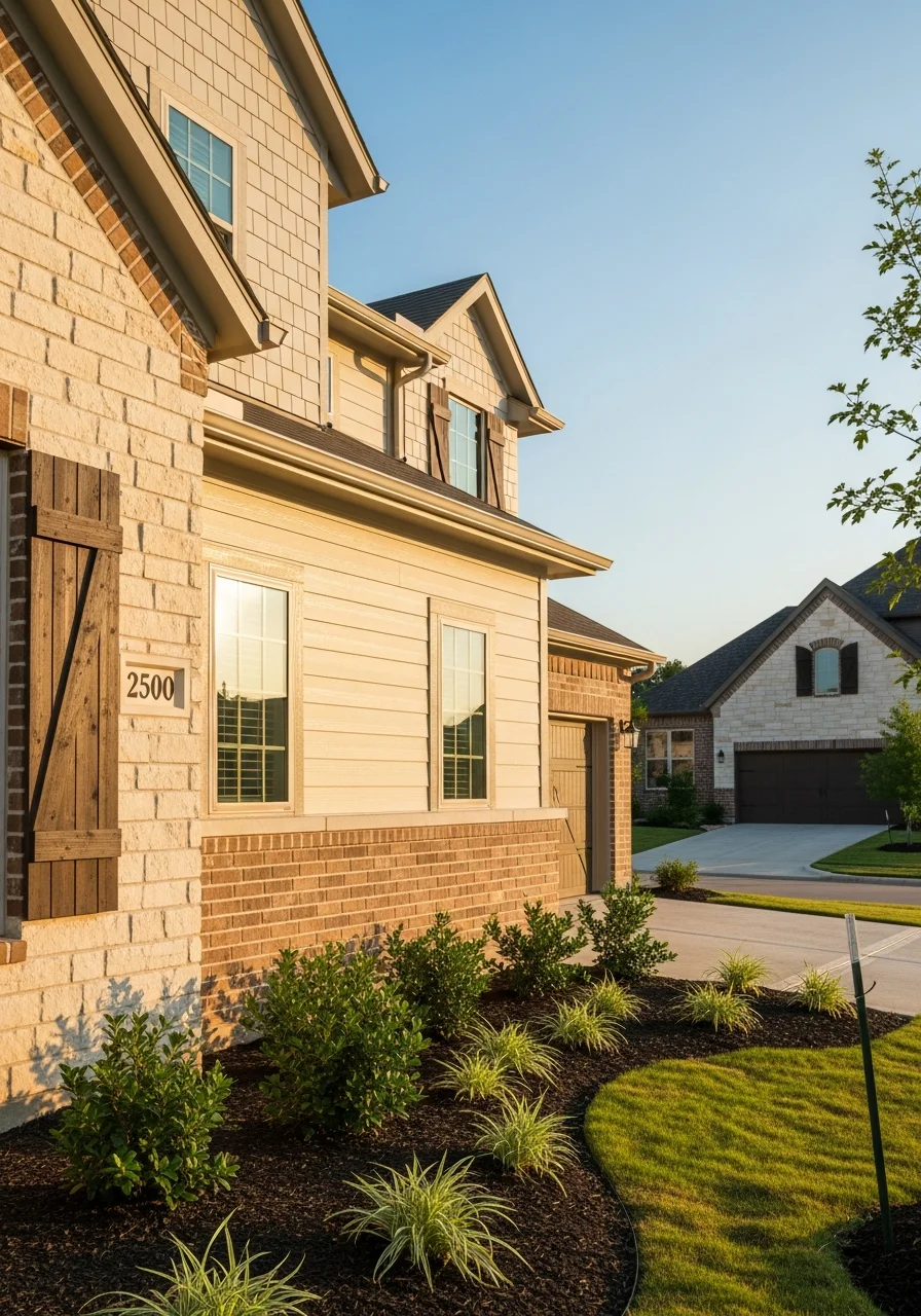 Professional workmanship detail on a Frisco home showing quality finishes and strict code adherence.